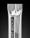 Glossy Metallic Stick Sachet Mockup