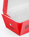 Paper Food Box Mockup