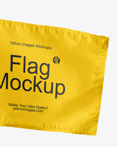 Flag in a Hand Mockup