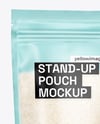 Frosted Stand-Up Pouch w/ Rice Mockup