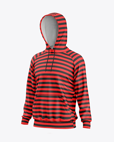 Men's Hoodie Mockup - Half Side View