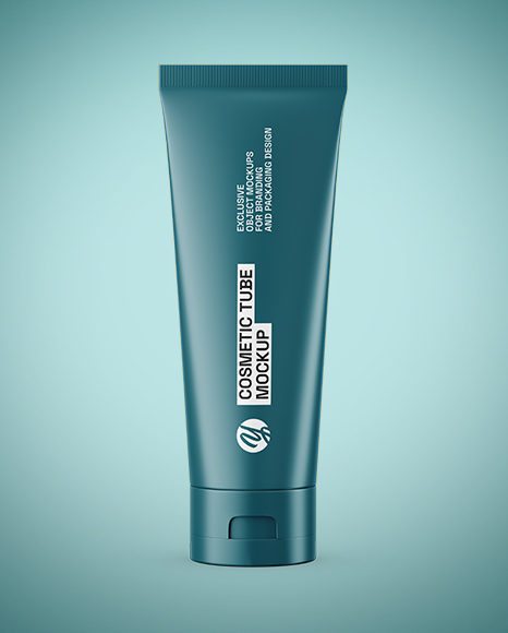 Matte Cosmetic Tube Mockup
