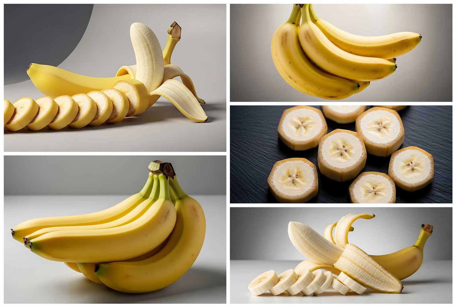 77 Banana Arranged Stock Photos – Creative Fruit Composition