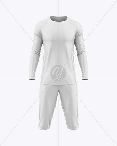 Training Long Sleeve Kit Mockup – Front View