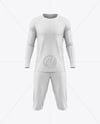 Training Long Sleeve Kit Mockup – Front View