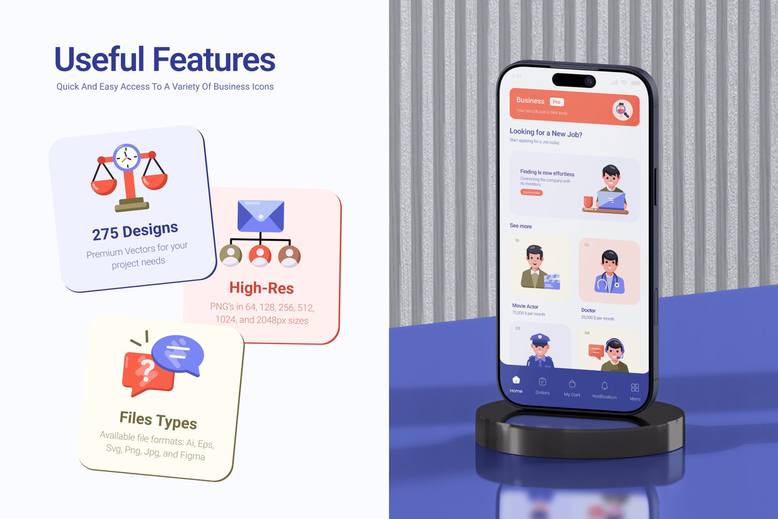 Flat Business Icons Bundle