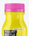 Glossy Yogurt Bottle Mockup