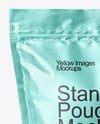Metallic Stand-up Pouch Mockup
