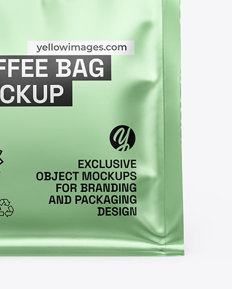 Matte Metallic Package Mockup