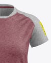 Heather T-Shirt Mockup - Front View