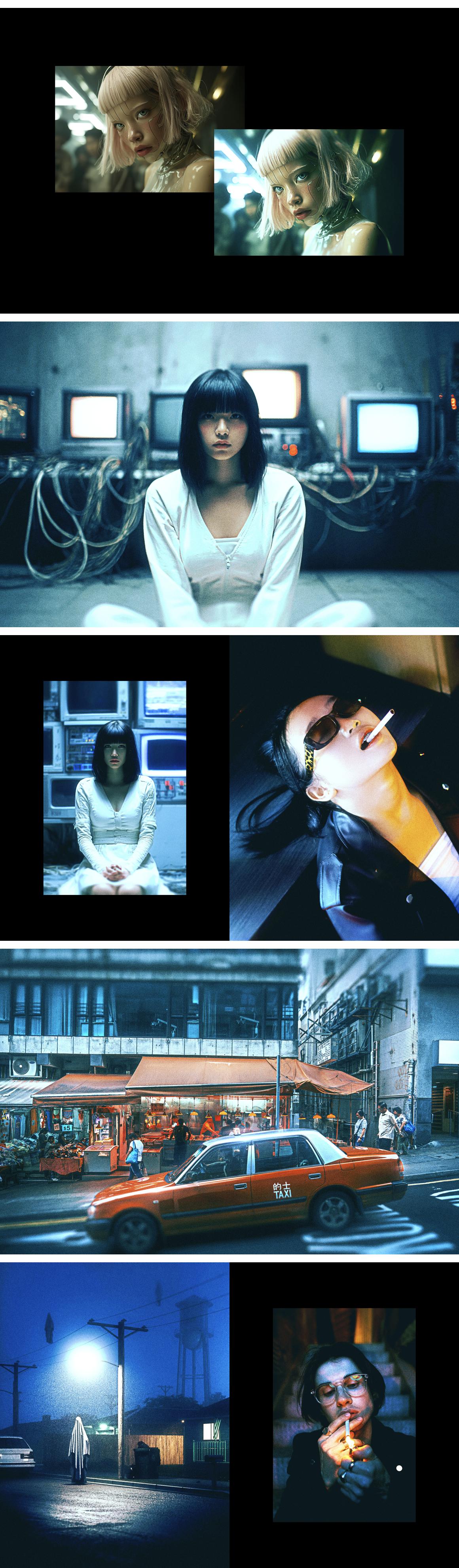 Cold Cinematic Photo Effect