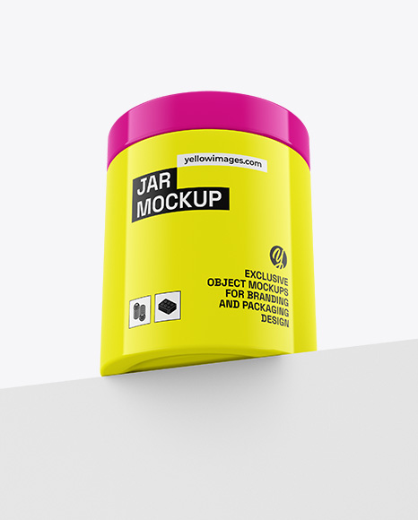 Glossy Jar Mockup - Packaging mockups