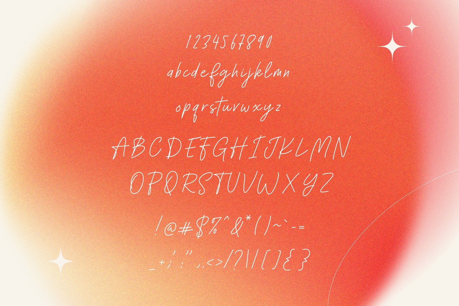 Amber Flow - Handwritten Script Type