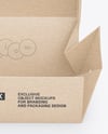 Kraft Paper Takeaway Food Box Mockup