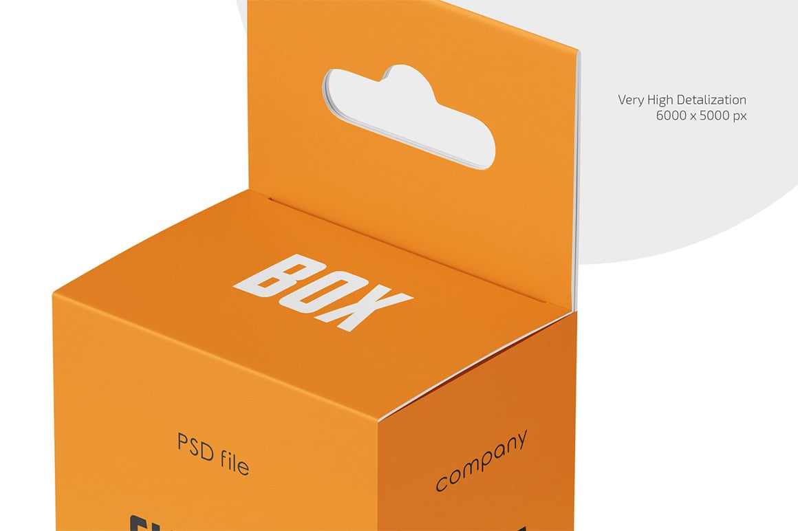 Slim Tall Box Mockup Set