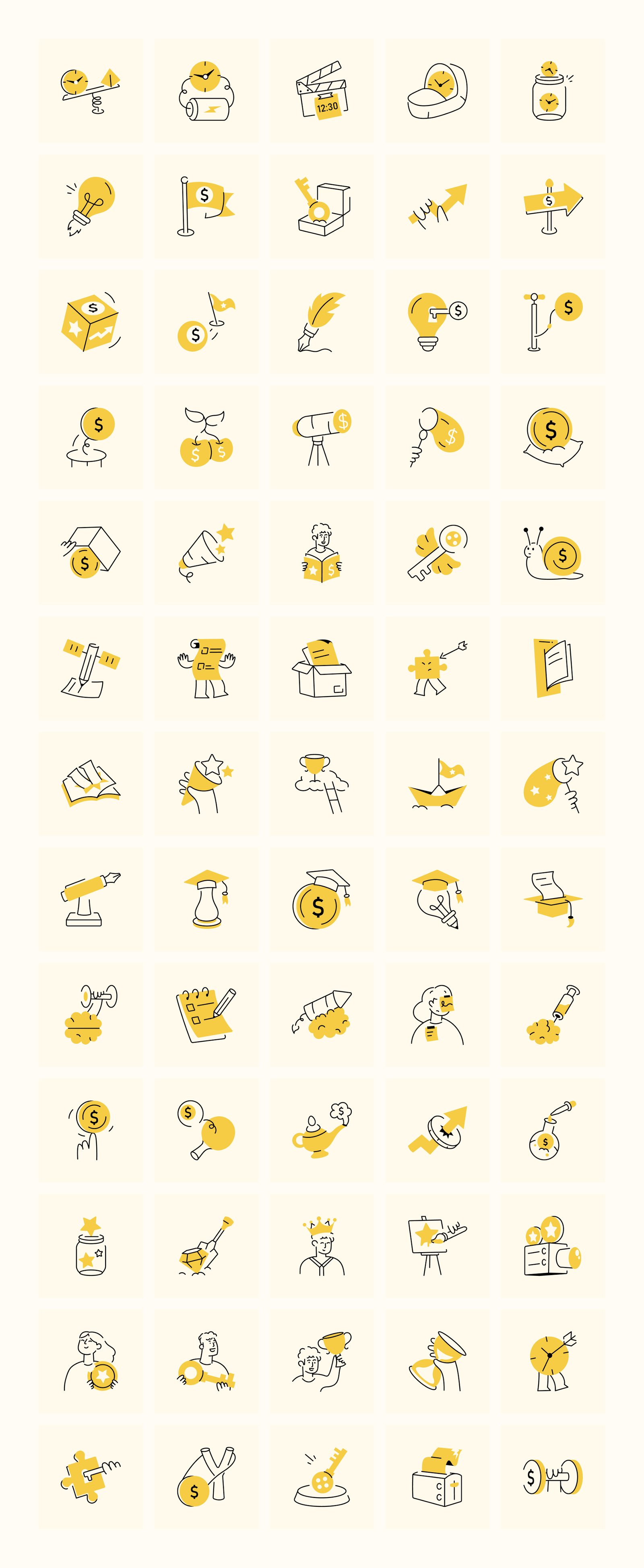 Progress and Success Illustrations