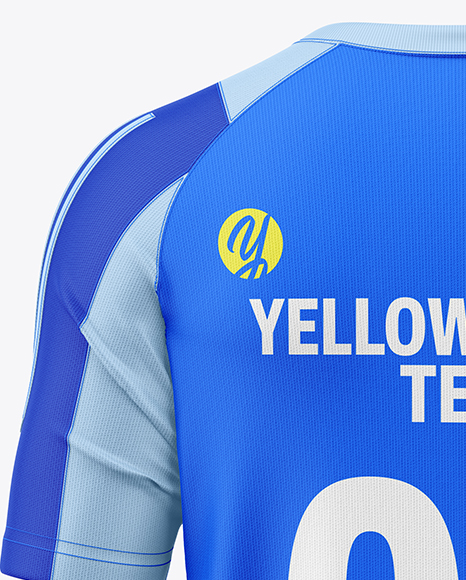 Training Short Sleeve Jersey Mockup - Back View