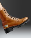 Combat Boots on Women's Legs Mockup
