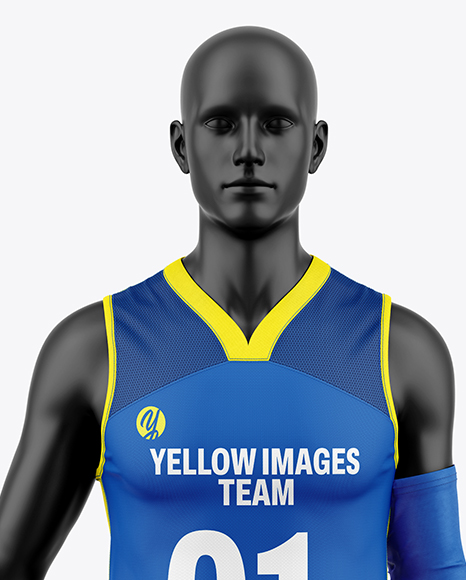 Basketball Full Kit Mockup - Front View