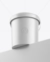 Matte Plastic Bucket Mockup