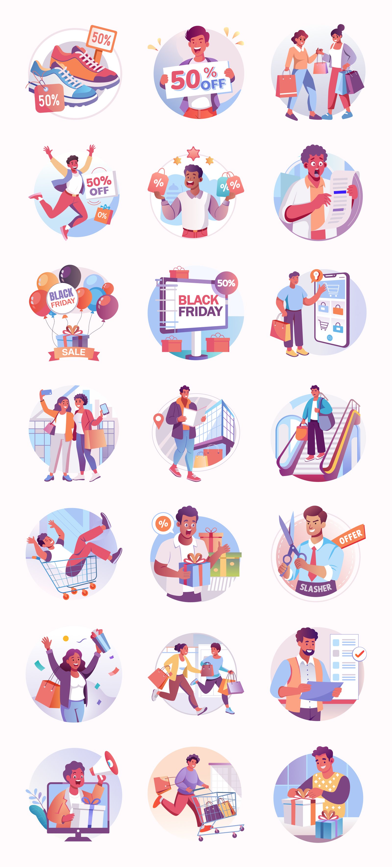 Black Friday Illustration