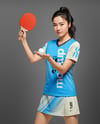 Woman Wearing Table Tennis Uniform Mockup