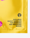 Glossy Sachet Mockup