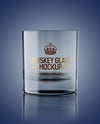 Clear Whisky Tumbler Glass Mockup