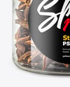 Plastic Jar with Star Anise Mockup