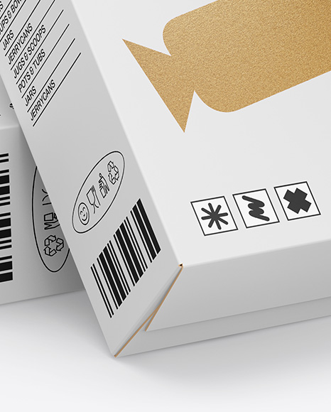 Two Paper Boxes Mockup