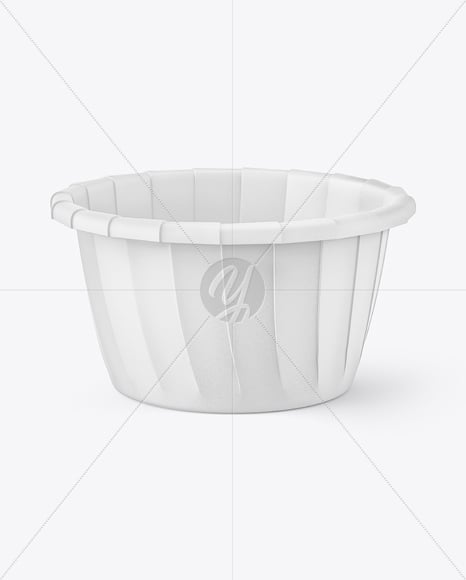 Matte Paper Dessert Cup Mockup