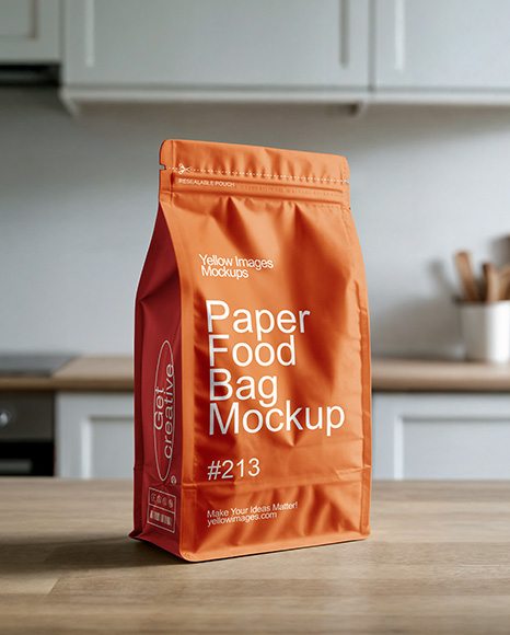 Food Bag Mockup