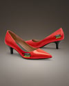 Pair of Kitten Heel Pumps Mockup