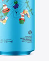 473ml Matte Aluminium Drink Can Mockup
