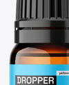 Amber Glass Dropper Bottle Mockup