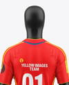 Full Soccer Kit w/ Mannequin Mockup - Back View