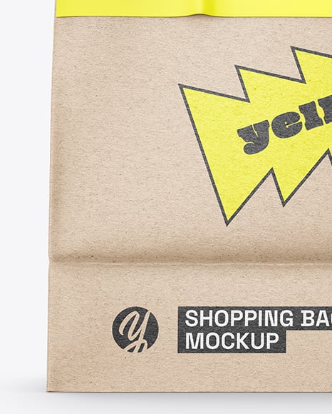 Kraft Paper Bag Mockup