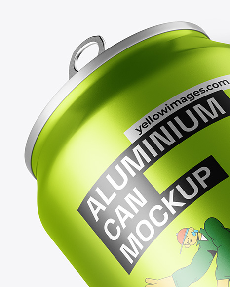 Aluminium Drink Can Mockup