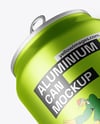 Aluminium Drink Can Mockup