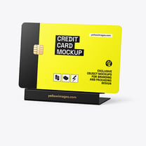 Credit card psd mockup