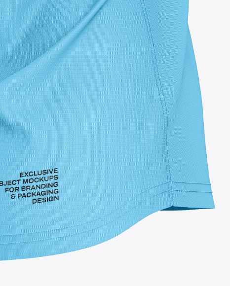 Women's Jersey Mockup - Back Half Side View