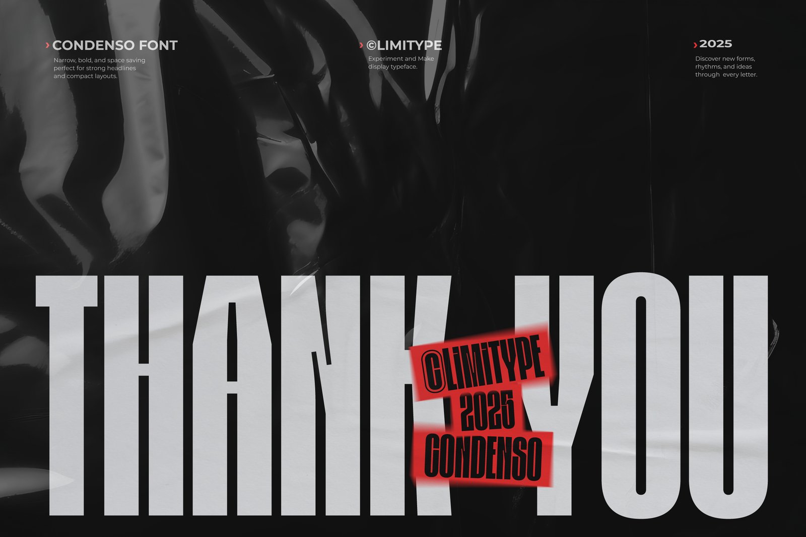 Condenso - Condensed Font