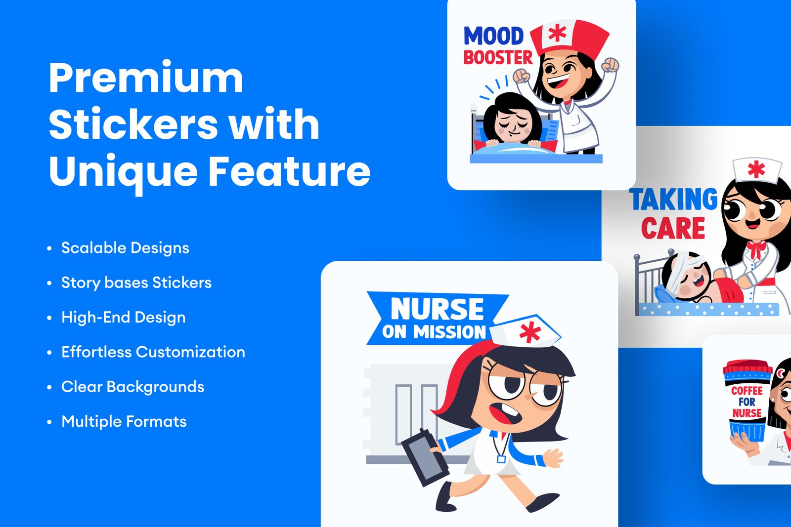 Nurse Stickers Collection