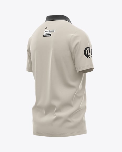 Men&#039;s Casual Polo Shirt Mockup