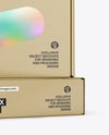 Two Kraft Paper Boxes Mockup