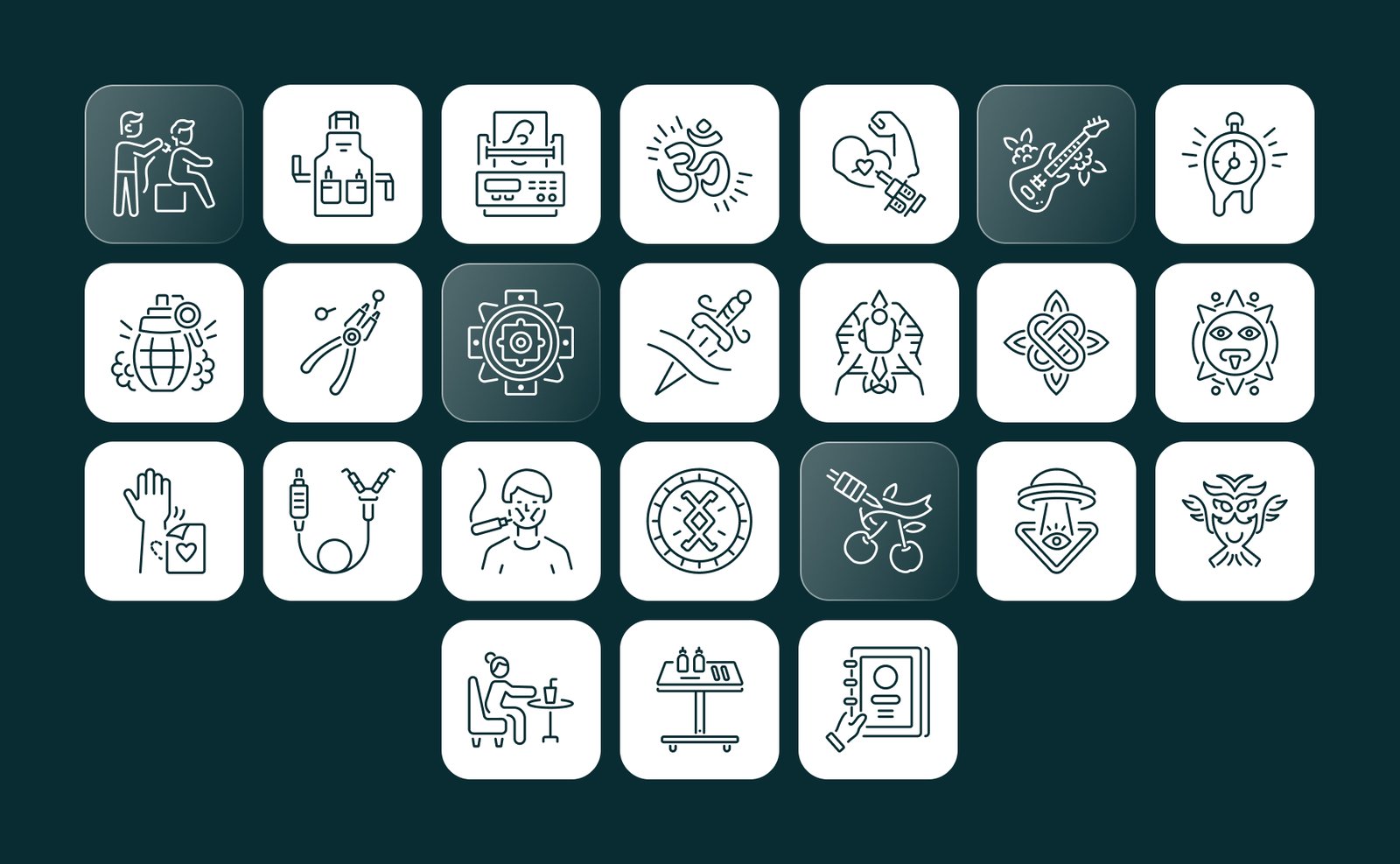 Tattoo Art Icons