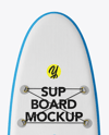 Woman Wearing Swimsuit with SUP Board Mockup