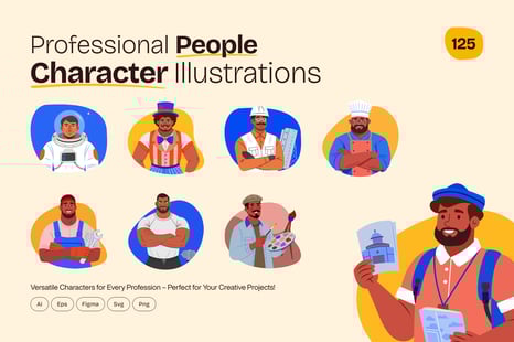 Professions People Character - Graphics