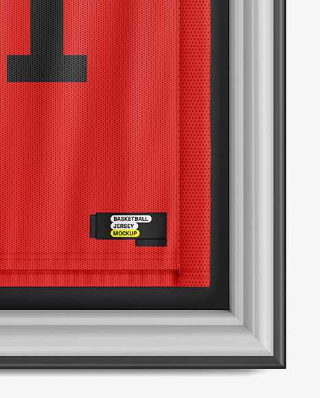 Basketball Jersey in Frame Mockup