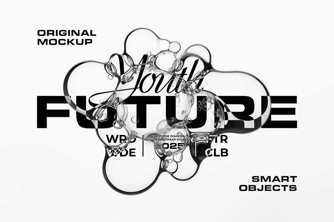 Macro Bubbles Text Effect